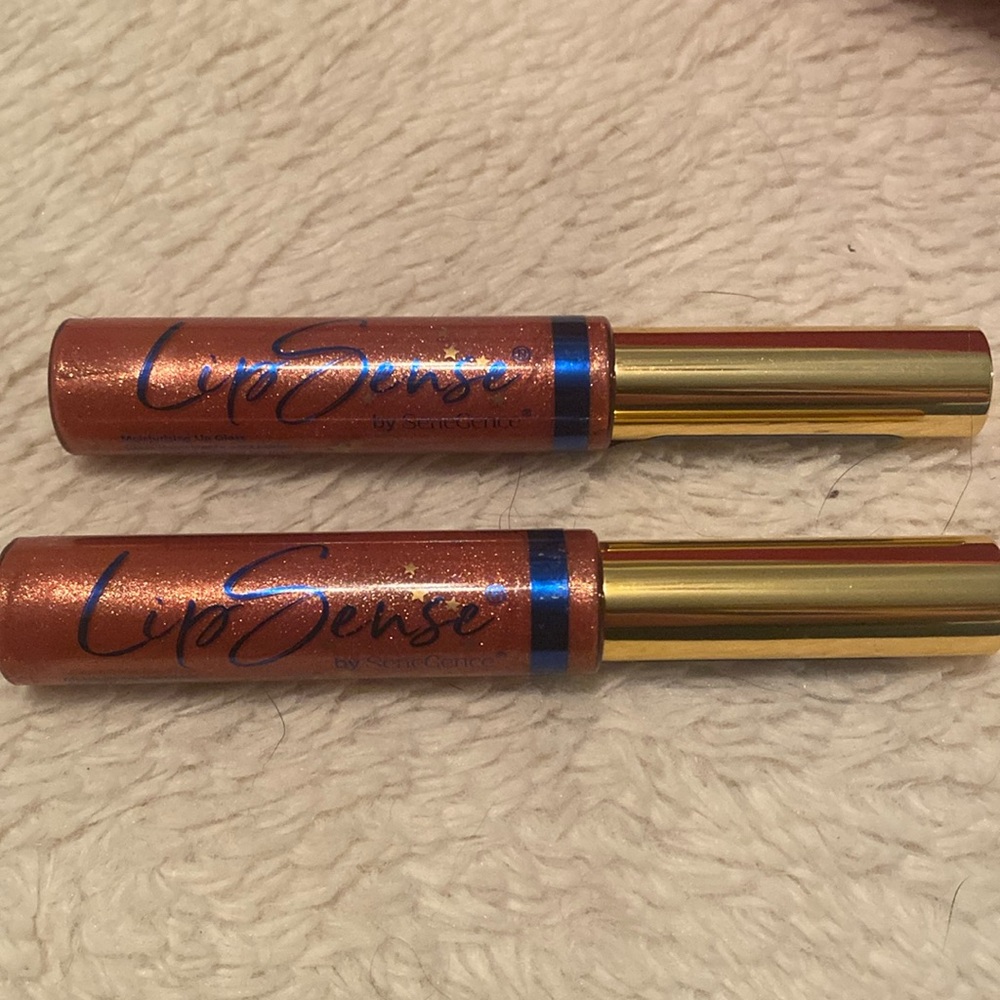 LipSense Lip gloss Leo-a red/brown bronze sheer shimmer gloss